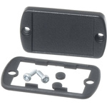 Bopla Black Aluminium End Panel, 59.6 x 34.6 x 10.2mm