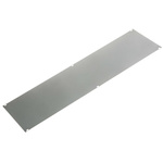 nVent SCHROFF Grey Aluminium Front Panel, 3U, 7HP