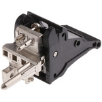 nVent SCHROFF Black, Grey Aluminium, 3U, 4HP