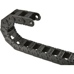 Igus 10, e-chain Black Cable Chain, W26 mm x D23mm, L1m, 75 mm Min. Bend Radius, Igumid G