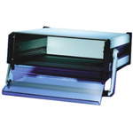 nVent SCHROFF Grey Acrylic Front Door, 3U, 84HP, 483 x 265.9mm