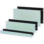 nVent SCHROFF Grey Aluminium Front Panel, 7U, 42HP, Ventilated, 238.7 x 128.4mm