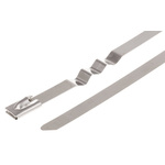 RS PRO Metallic Cable Tie 316 Stainless Steel Zig Zag, 200mm x 7.9 mm