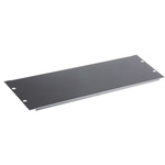 RS PRO Black Steel Blanking Panel, 3U, 483 x 9mm