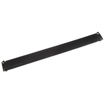 RS PRO Black ABS Blanking Panel, 1U, 483 x 6mm