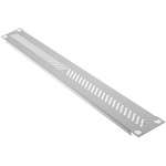 RS PRO Grey Steel Front Panel, 1U, Ventilated, 100 x 60 x 100mm
