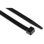 RS PRO Black Cable Tie Nylon, 750mm x 7.5 mm