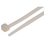 RS PRO Natural Cable Tie Nylon, 385mm x 4.8 mm
