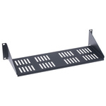 CAMDENBOSS Black Cantilever Shelf, 2U, 20kg Load, 446mm x 180mm