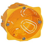 Legrand Batibox Yellow Plastic Back Box, NF, 1 Gangs