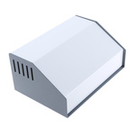 Hammond 519 Series Grey Aluminium, Steel Desktop Enclosure, Sloped Front, 220 x 150 x 100mm