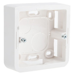Legrand Mosaic White Plastic Back Box, NF, IP20, 1 Gangs