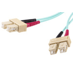 RS PRO OM3 Multi Mode Fibre Optic Cable SC to SC 900μm 3m