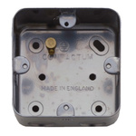 Contactum Grey Back Box, BS, 1 Gangs