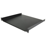 StarTech.com Black Shelf, 1U, 20kg Load, 483mm x 401mm