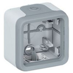 Legrand Grey Thermoplastic Back Boxes, IP55, 1 Gangs
