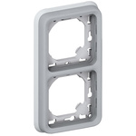 Legrand Grey Thermoplastic Back Boxes, IP55, 2 Gangs