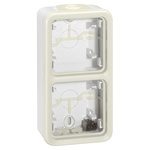 Legrand Black Thermoplastic Back Boxes, IP55, 2 Gangs