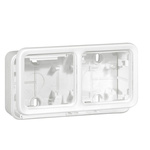 Legrand Black Thermoplastic Back Boxes, IP55, 2 Gangs