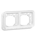 Legrand White Thermoplastic Back Boxes, IP55, 2 Gangs