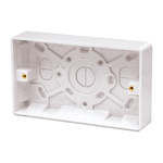RS PRO White Back Box, BS, Wall Mount, 1 Gangs, 147mm