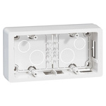 Legrand White Plastic Back Box, 2 Gangs, 164 x 85 x 40mm