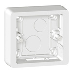 Legrand White Plastic Back Box, 1 Gangs, 90 x 85 x 40mm