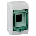 Schneider Electric Mureva Light Grey Smooth Polymer Electrical Enclosure, IEC, IP65, Surface Mount Mount, 1 Gangs, 200