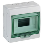 Schneider Electric Mureva Light Grey Smooth Polymer Electrical Enclosure, IEC, IP65, Surface Mount Mount, 1 Gangs, 200