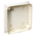 Multifix Plus Blue PS Junction Box, IP20, Flush Mount Mount, 1 Gangs, 246 x 246 x 50mm
