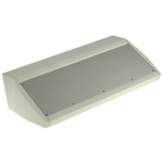 METCASE Unidesk Series Grey Aluminium Desktop Enclosure, Sloped Front, 200 x 400 x 21.6mm