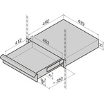 nVent SCHROFF Grey Drawer, 3U, 15kg Load