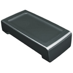 Bopla Circum Series Graphite Grey ABS Desktop Enclosure, 74.7 x 145.3 x 34mm