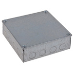 RS PRO Steel Galvanised Adaptable Box, 150mm x 150mm x 50mm