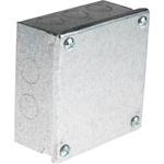 RS PRO Steel Galvanised Adaptable Box, 100mm x 100mm x 50mm