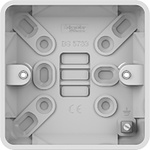 Schneider Electric Lisse Back Box, 1 Gangs