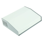 Hammond 515 Series Grey Aluminium, Steel Desktop Enclosure, Sloped Front, 193 x 159 x 58mm
