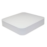 Takachi Electric Industrial PF Series White ABS Desktop Enclosure, 150 x 150 x 30mm