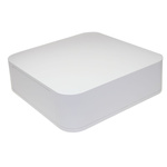 Takachi Electric Industrial PF Series White ABS Desktop Enclosure, 150 x 150 x 45mm