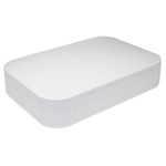 Takachi Electric Industrial PF Series White ABS Desktop Enclosure, 200 x 135 x 40mm