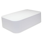 Takachi Electric Industrial PF Series White ABS Desktop Enclosure, 200 x 135 x 60mm