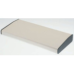 CAMDENBOSS 2000 Series Beige, Brown Aluminium Desktop Enclosure, Sloped Front, 210 x 280 x 55mm