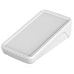 Bopla BoPad Series White ABS Desktop Enclosure, Sloped Front, 200 x 105 x 53.6mm