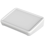 Bopla BoPad Series White ABS Desktop Enclosure, Sloped Front, 215 x 150 x 53mm