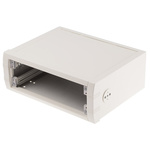 METCASE Mettec Series White Aluminium Desktop Enclosure, 230 x 180 x 85mm