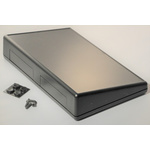 Hammond Black ABS Desktop Enclosure, Sloped Front, 220 x 140 x 46mm