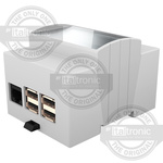 Italtronic Solid Top Enclosure Type, ABS, Polycarbonate DIN Rail Enclosure Kit