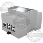 Italtronic Solid Top Enclosure Type, ABS, Polycarbonate DIN Rail Enclosure Kit