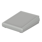 Bopla Futura Series Light Grey ABS Desktop Enclosure, Sloped Front, 170 x 132 x 44.9mm