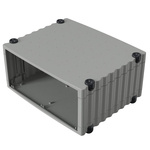 Rose Wavetronic Series Black, Grey Aluminium Desktop Enclosure, 268 x 324 x 147mm